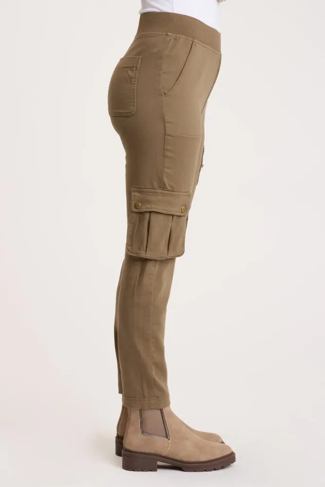 Clothing Leggings XCVI Brantley Cargo Pant Demitasse