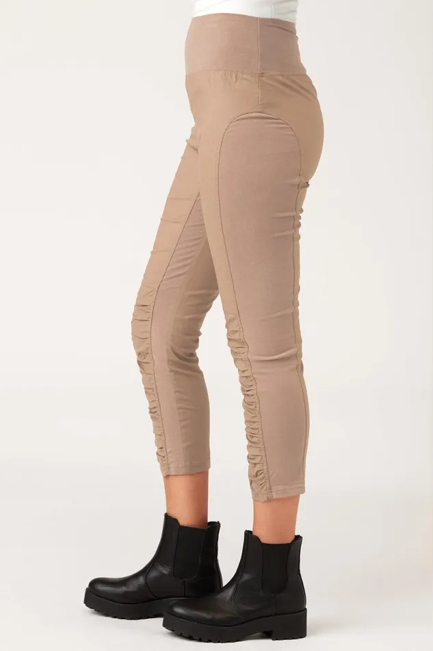 Clothing Leggings XCVI High Waist Jetter Truffle