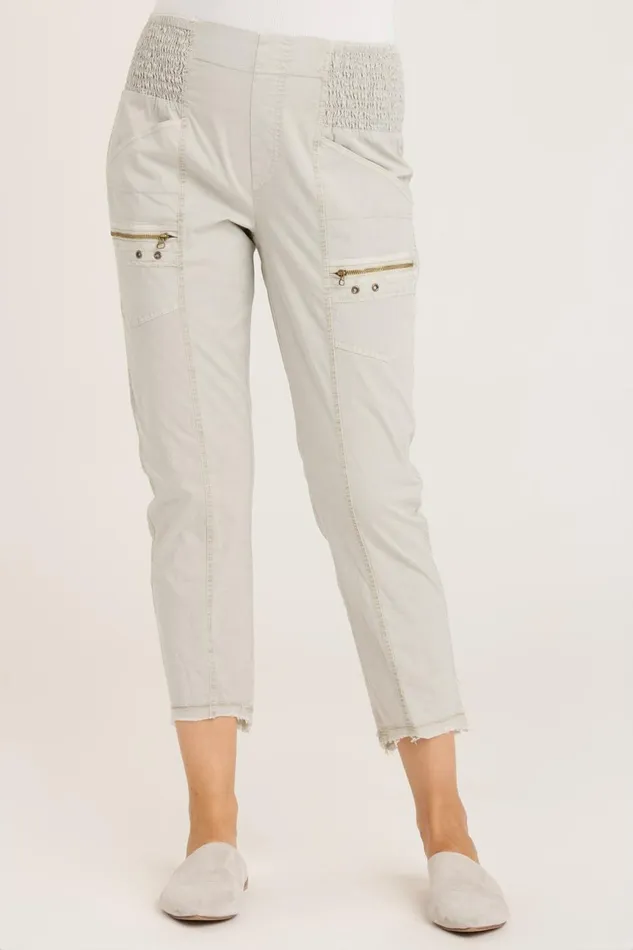 Clothing Pants XCVI Acker Slim Pant Whitecap Pigment