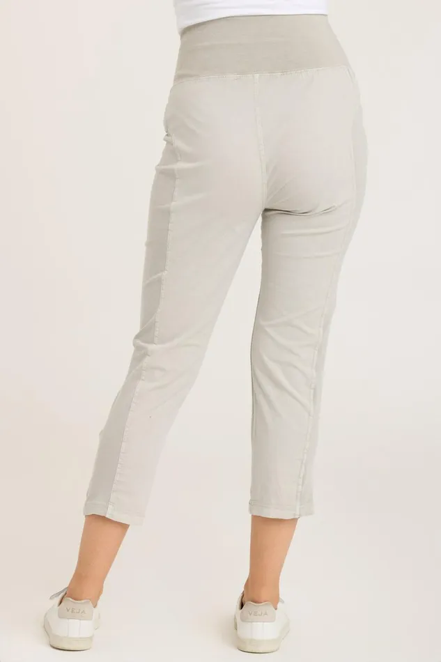 Clothing Pants XCVI Acker Slim Pant Whitecap Pigment
