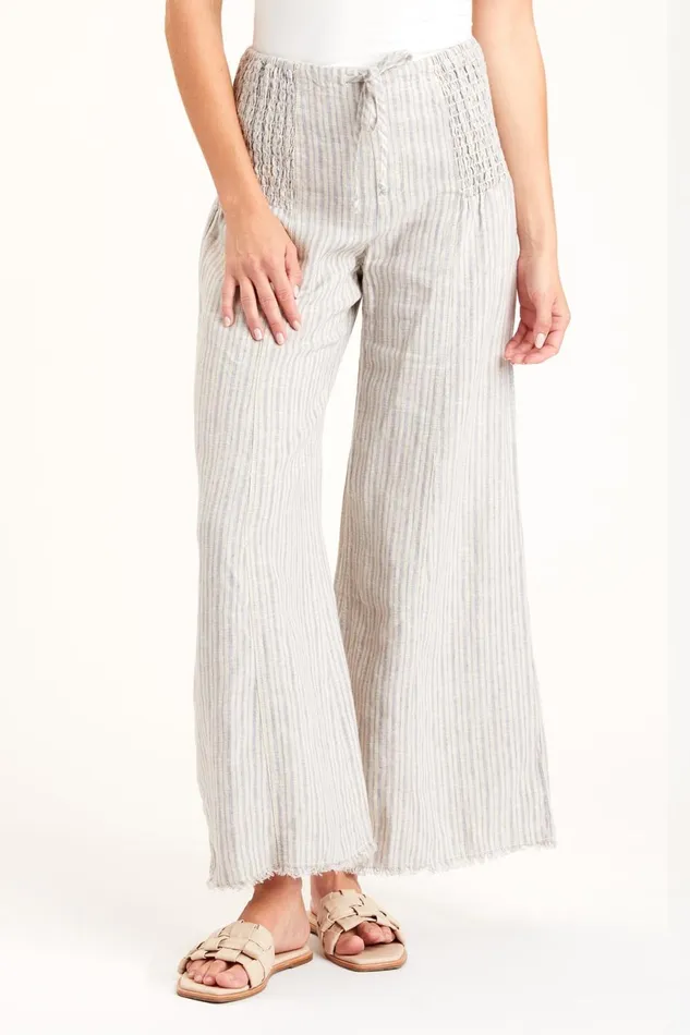 Clothing Pants XCVI Blanc Wide Leg Oatmeal