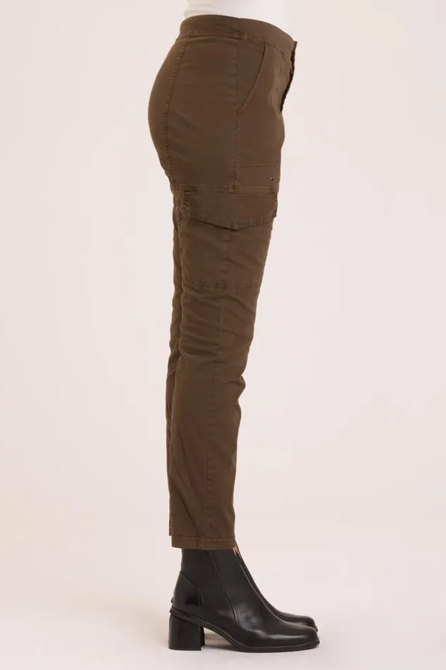 Clothing Pants XCVI Poplin Timberline Legging Boxwood Pigment