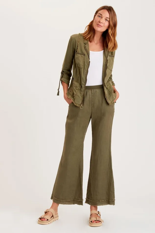 Clothing Pants XCVI Remi Wide Leg Kombu Pigment