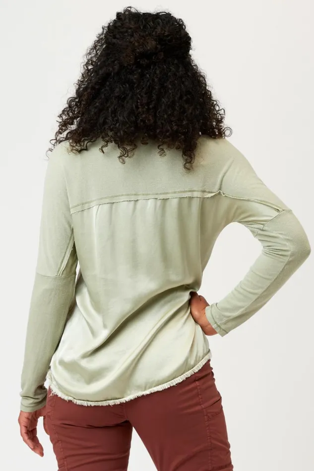 Clothing ShirtsBlouses XCVI Chaski Tie Top Elm Pigment