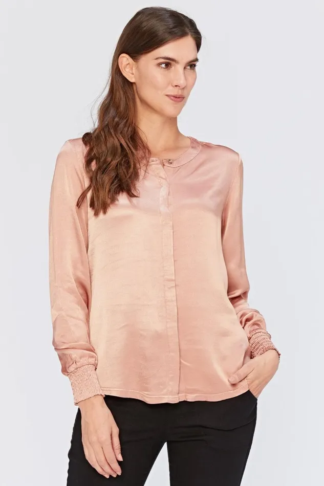 Clothing ShirtsBlouses XCVI Cuthbert Blouse Palmetto Pink