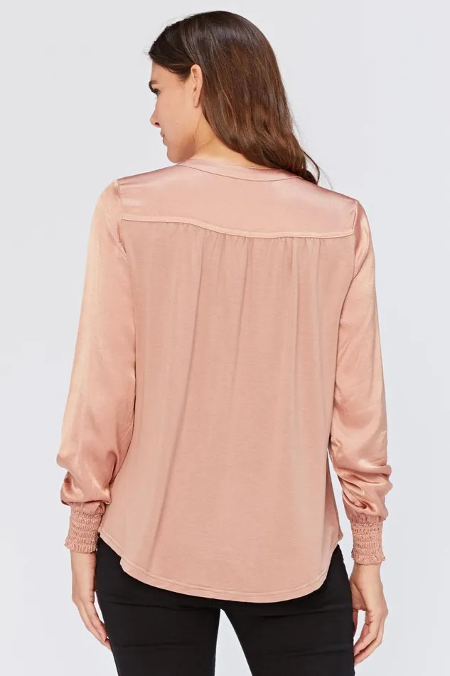 Clothing ShirtsBlouses XCVI Cuthbert Blouse Palmetto Pink