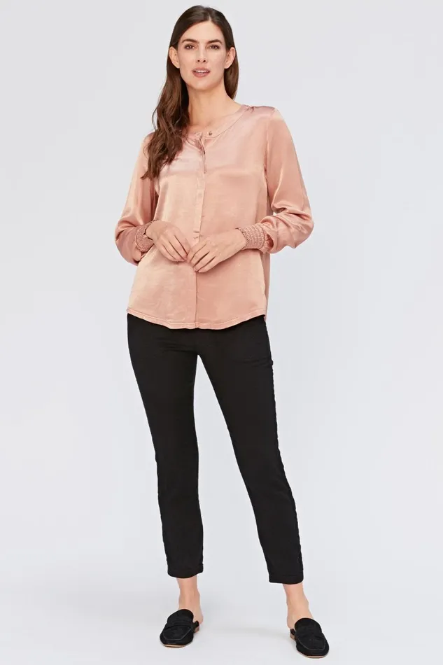 Clothing ShirtsBlouses XCVI Cuthbert Blouse Palmetto Pink