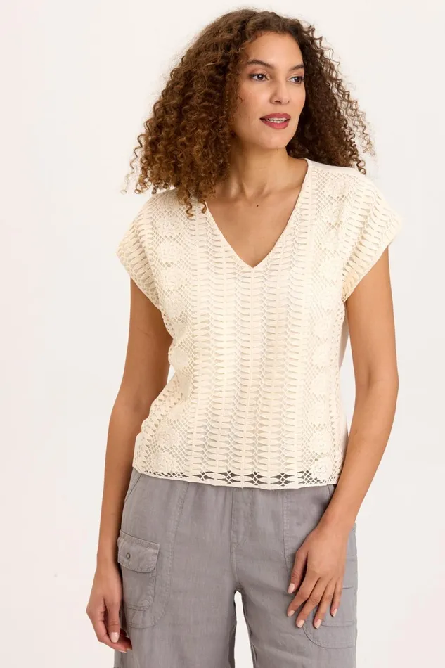 Clothing ShirtsBlouses XCVI Eaves Top Muted Primrose