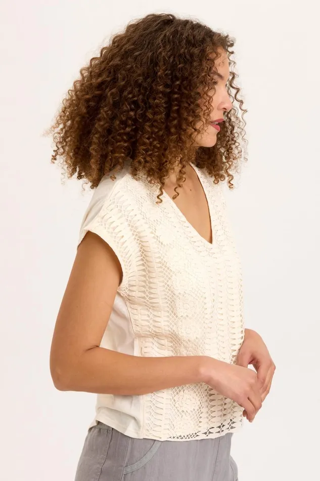 Clothing ShirtsBlouses XCVI Eaves Top Muted Primrose