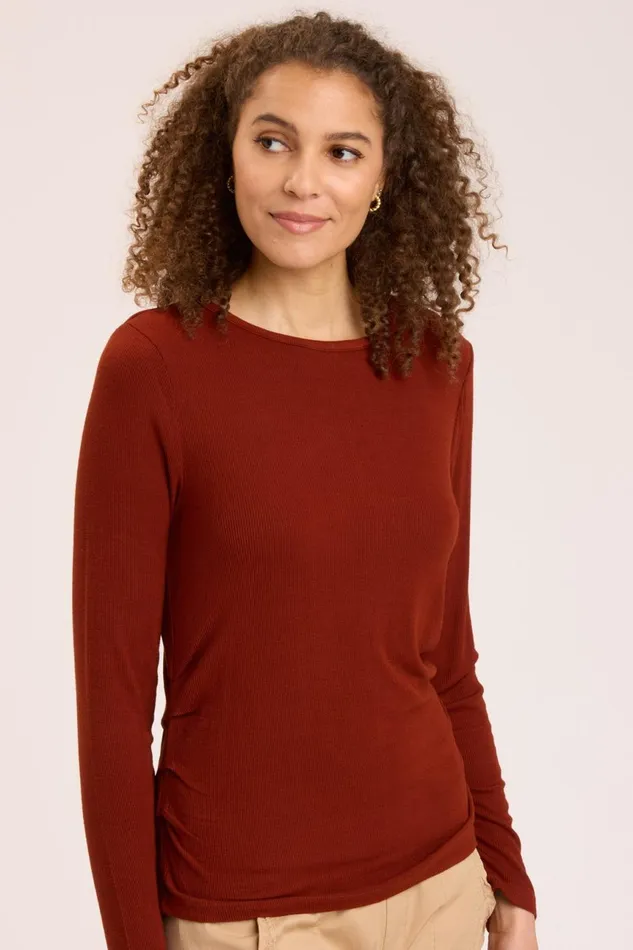 Clothing ShirtsBlouses XCVI Edie Long Sleeve Campfire Pigment