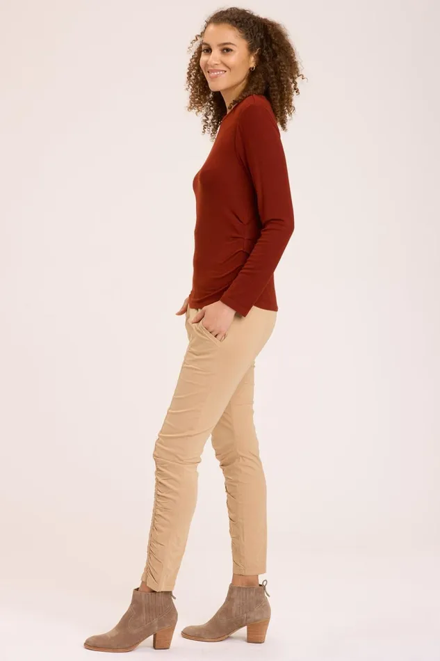 Clothing ShirtsBlouses XCVI Edie Long Sleeve Campfire Pigment