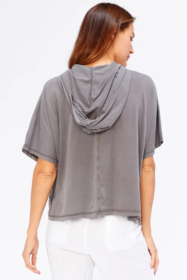 Clothing ShirtsBlouses XCVI Everly Top Grey Mist Pigment