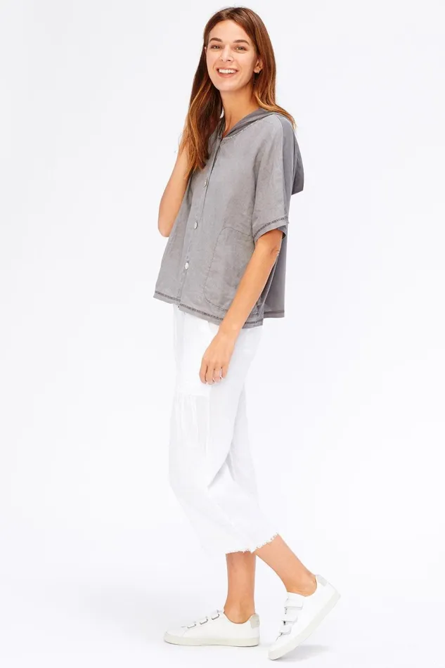 Clothing ShirtsBlouses XCVI Everly Top Grey Mist Pigment
