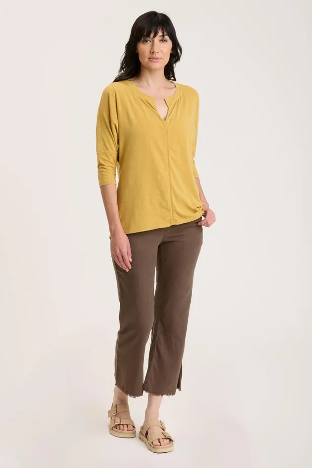 Clothing ShirtsBlouses XCVI Huron Top Dandelion Pigment