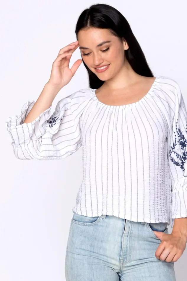 Clothing ShirtsBlouses XCVI Isabel Blouse White