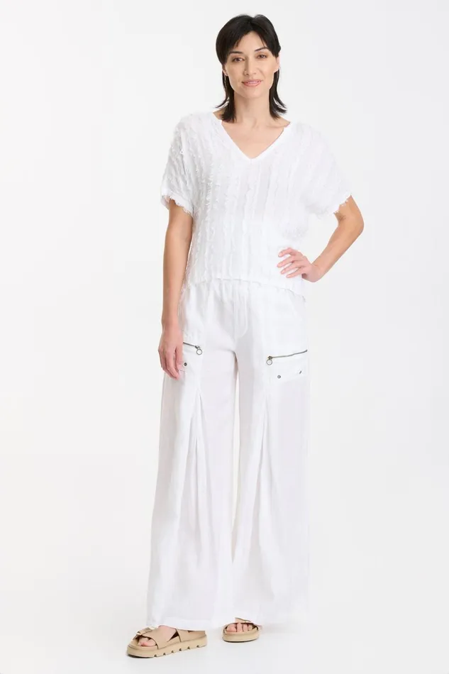 Clothing ShirtsBlouses XCVI Jarvis VNeck White