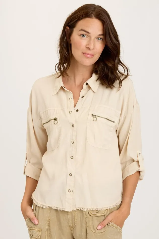 Clothing ShirtsBlouses XCVI Kapp ButtonUp Windchill