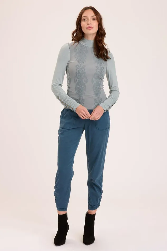 Clothing ShirtsBlouses XCVI Monroe Turtleneck Dew Drop Pigment