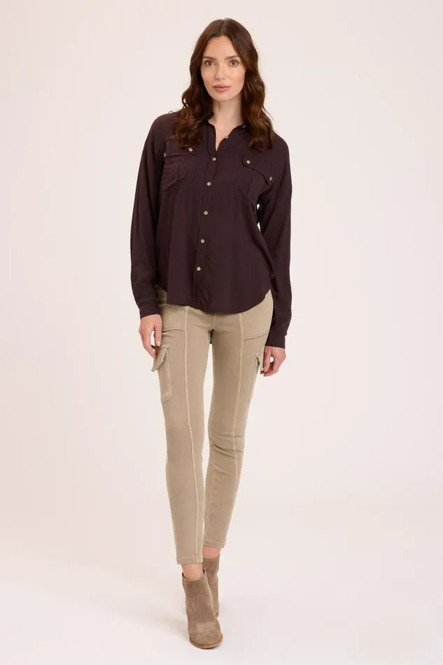 Clothing ShirtsBlouses XCVI Smithson ButtonUp Belge