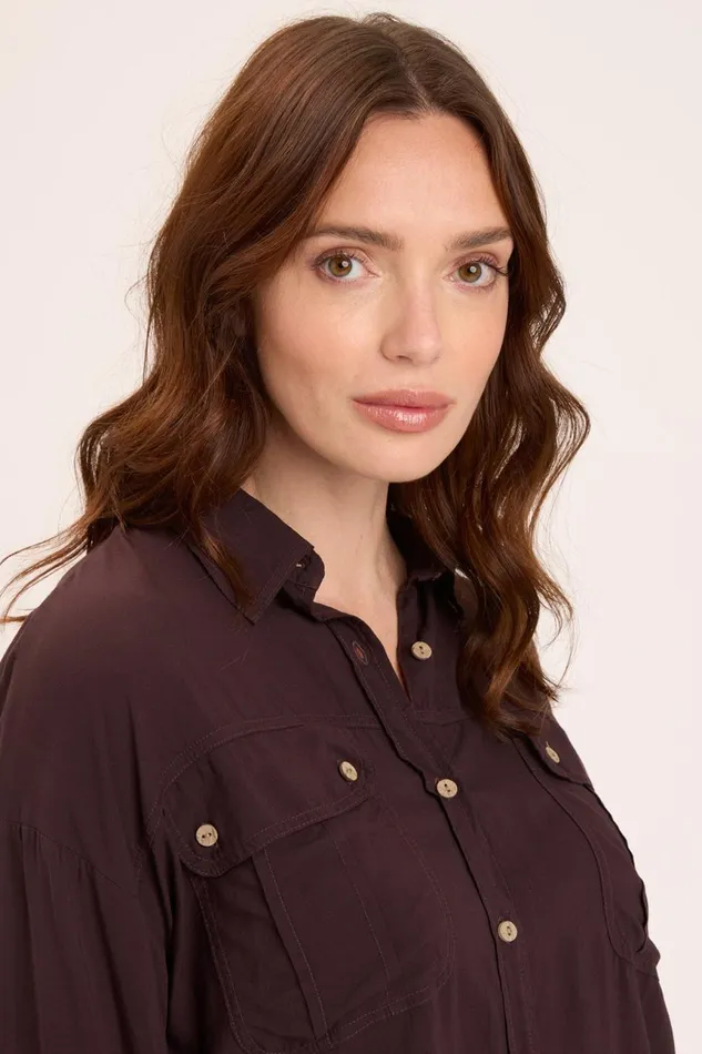 Clothing ShirtsBlouses XCVI Smithson ButtonUp Belge