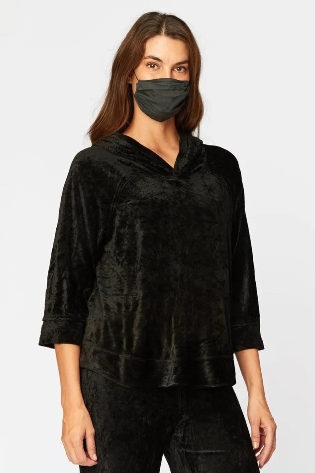Clothing Sweatshirts XCVI Atarah Hoodie Black