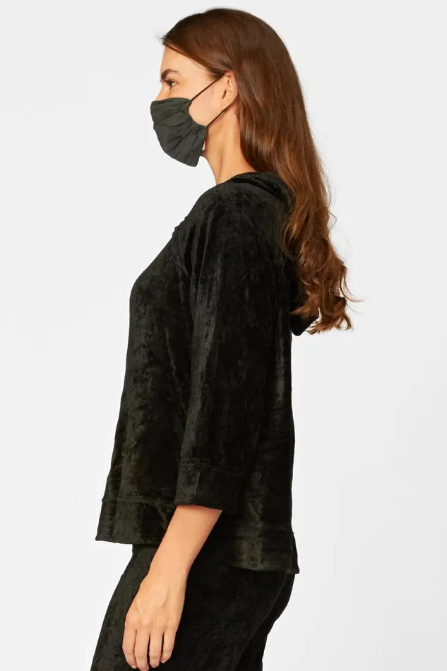 Clothing Sweatshirts XCVI Atarah Hoodie Black