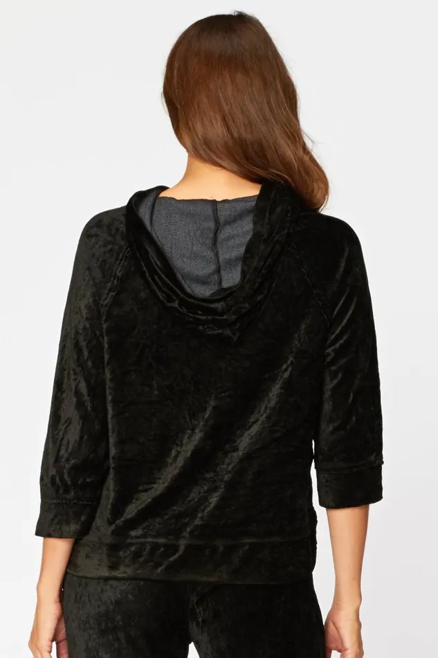 Clothing Sweatshirts XCVI Atarah Hoodie Black