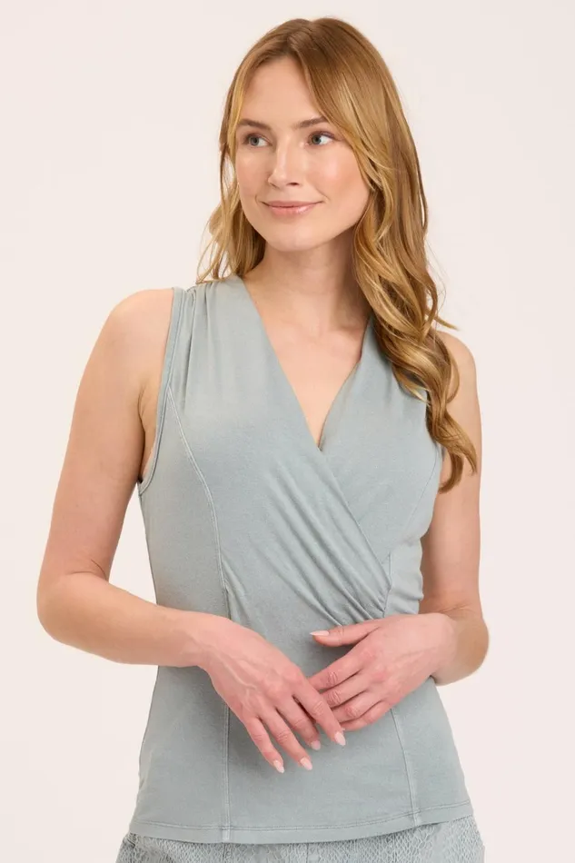 Clothing Tanks XCVI Anissa Tank Dew Drop Pigment