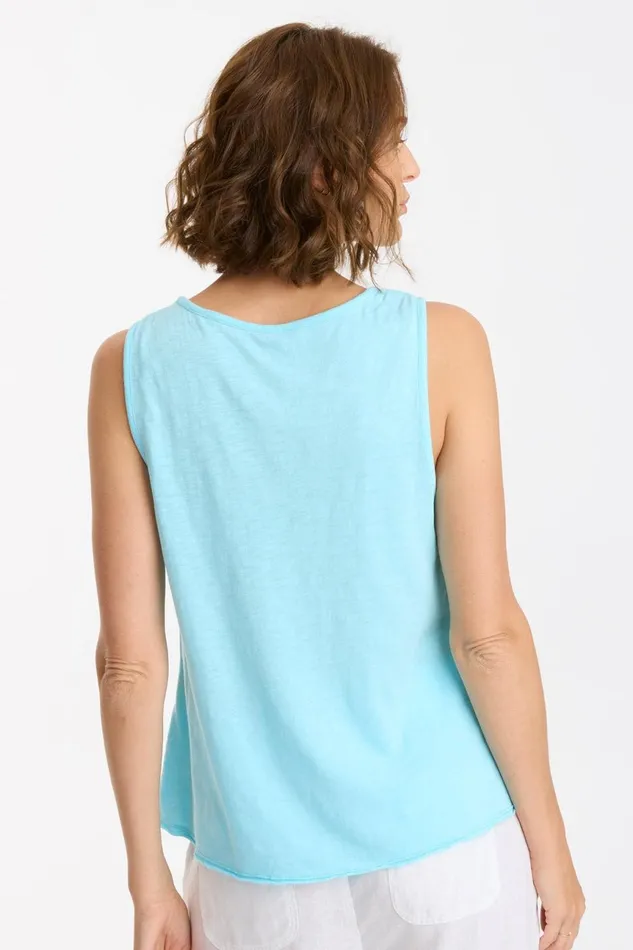 Clothing Tanks XCVI Lamar Tank Mermaid Tail Pigment