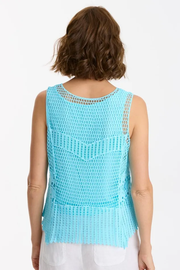 Clothing Tanks XCVI Larina Tank Mermaid Tail Pigment