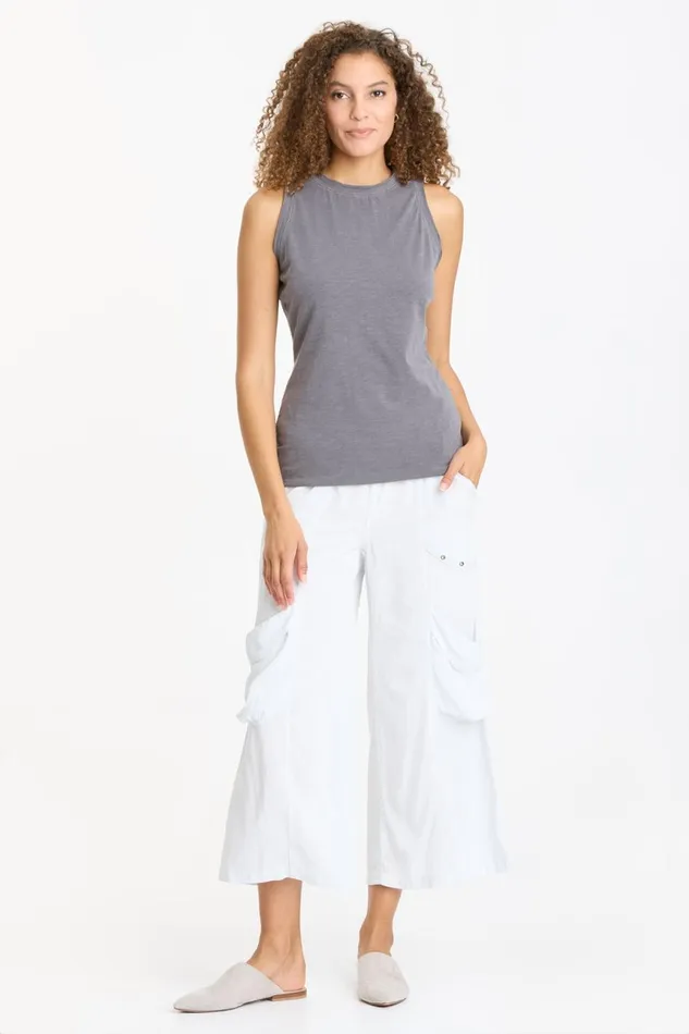 Clothing Tanks XCVI Tasha Tank Nebulous Pigment
