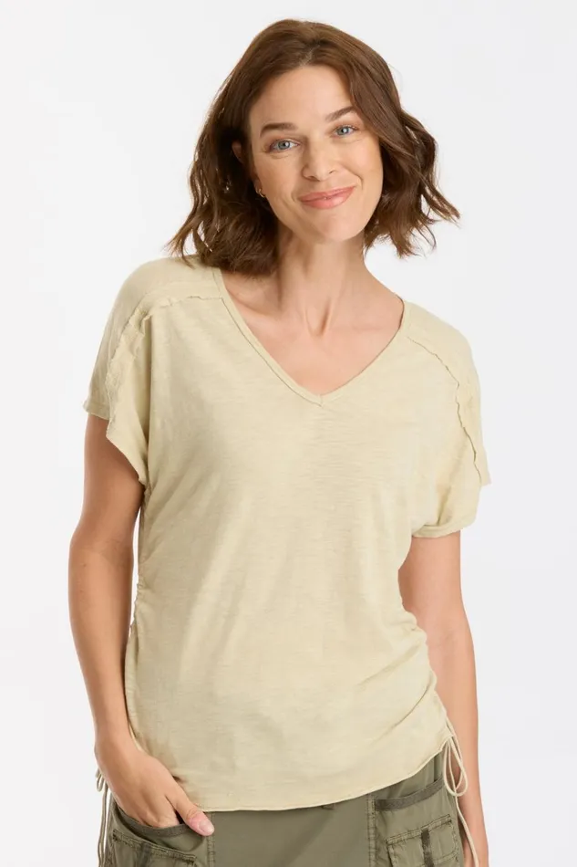 Clothing Tees XCVI Diggory Tee Gypsum