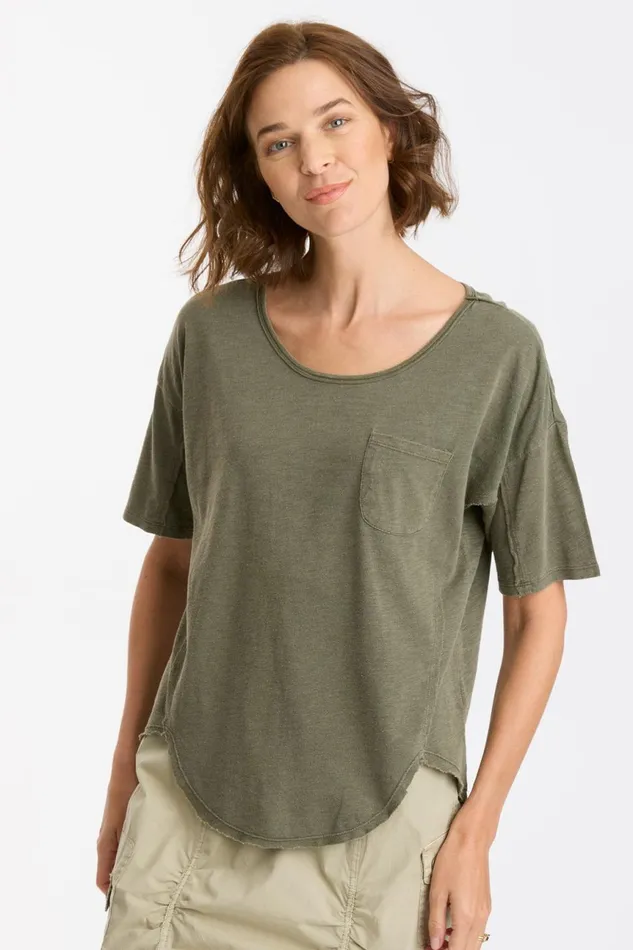 Clothing Tees XCVI Duvall Tee Kombu Pigment