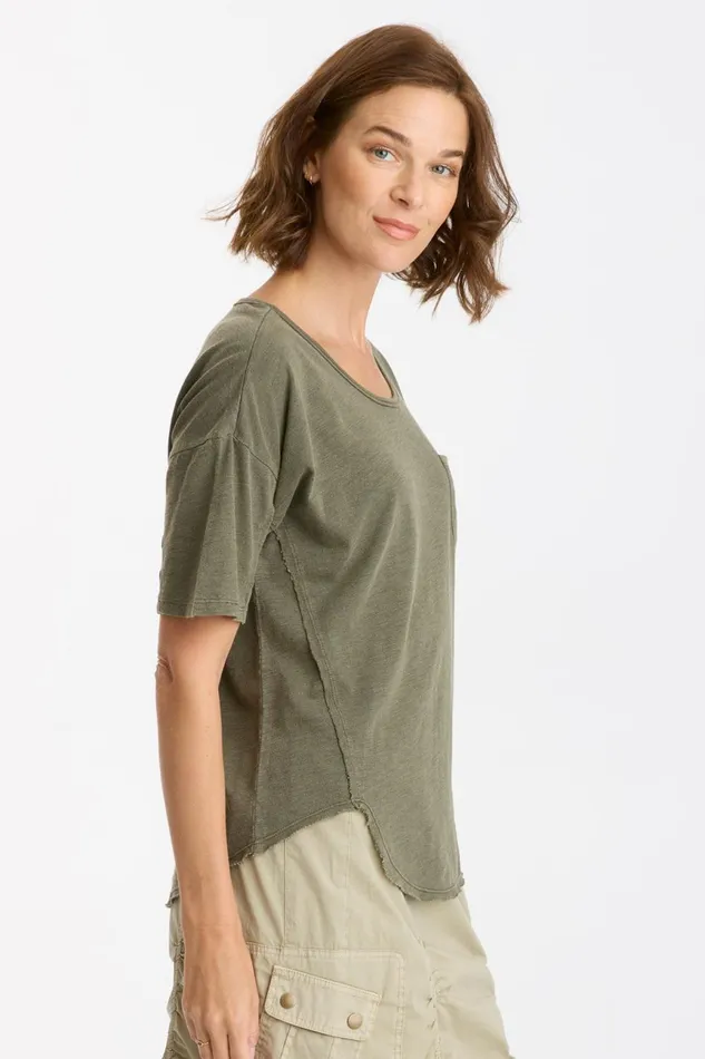 Clothing Tees XCVI Duvall Tee Kombu Pigment