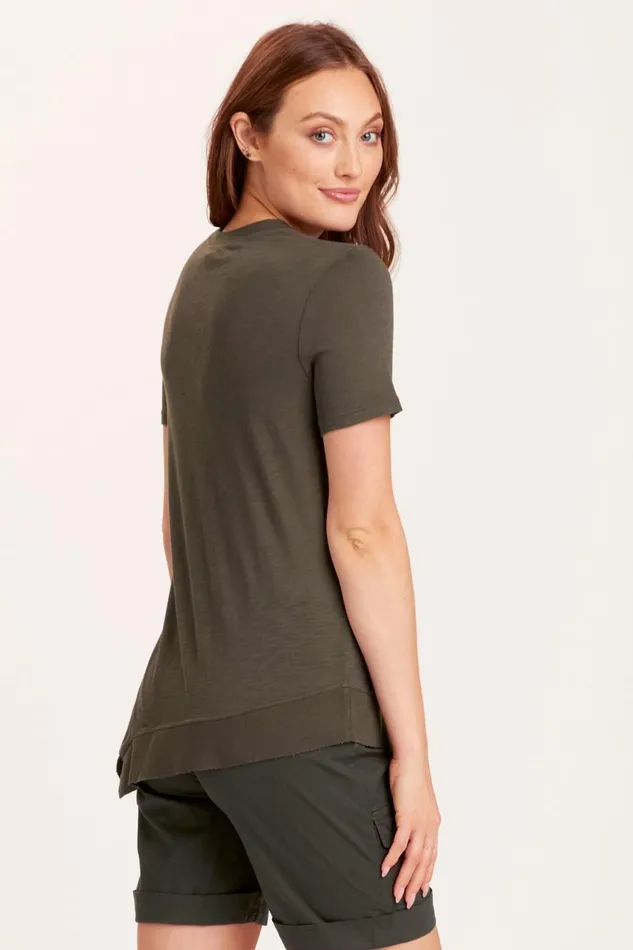 Clothing Tees XCVI Lettie Tee Olive