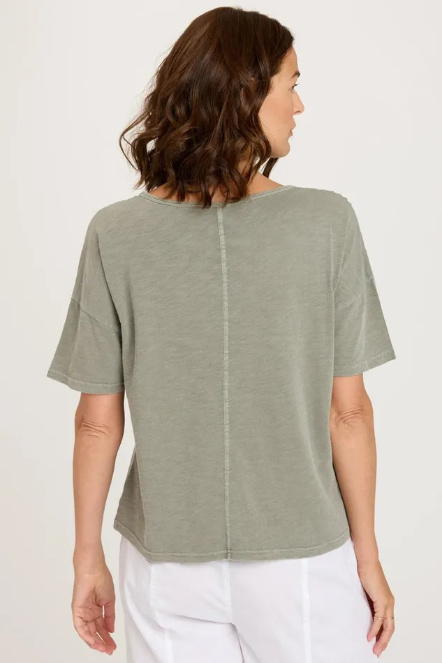 Clothing Tees XCVI Minette Tee Sanctuary Pigment