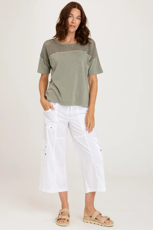 Clothing Tees XCVI Minette Tee Sanctuary Pigment