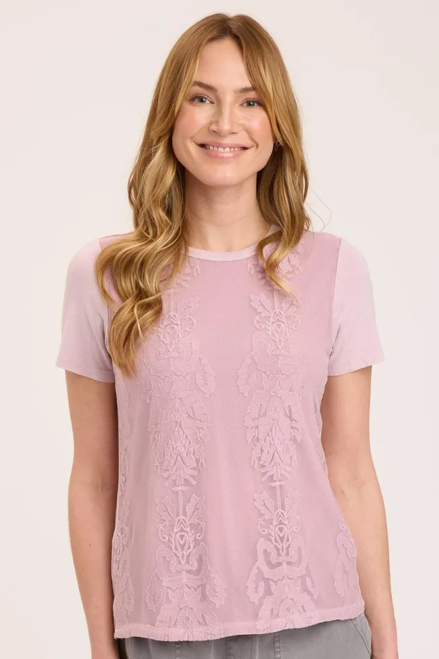 Clothing Tees XCVI Quenby Tee Monet039s Pastel Double Dye