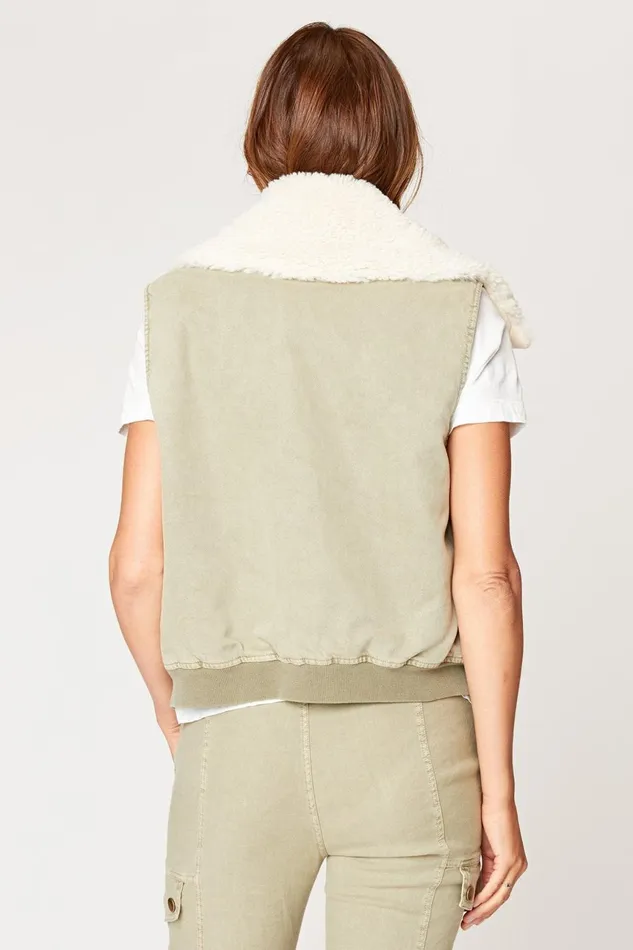 Clothing Vests XCVI Pinnacles Reversible Vest Grapevine