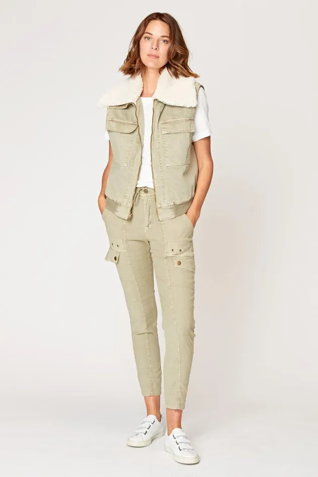 Clothing Vests XCVI Pinnacles Reversible Vest Grapevine