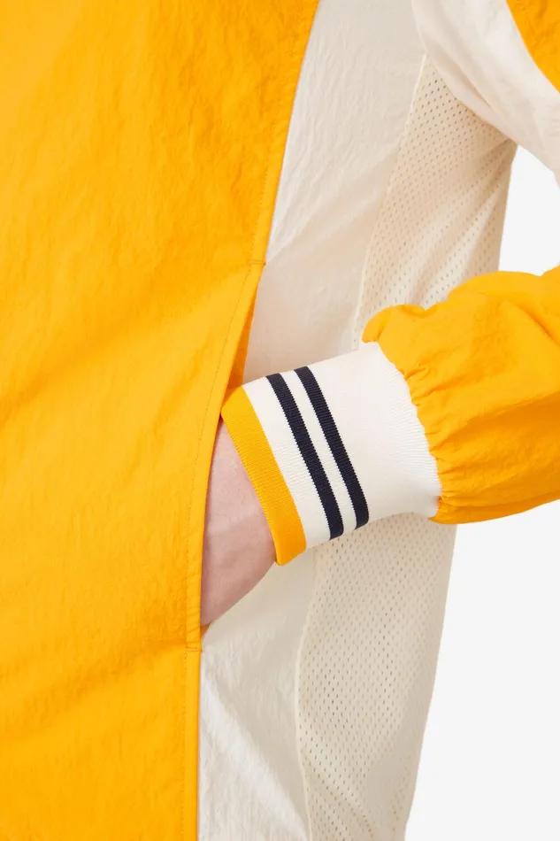 Coats and Jackets Men Fila Crinkled Settanta Jacket 720 Yellow White