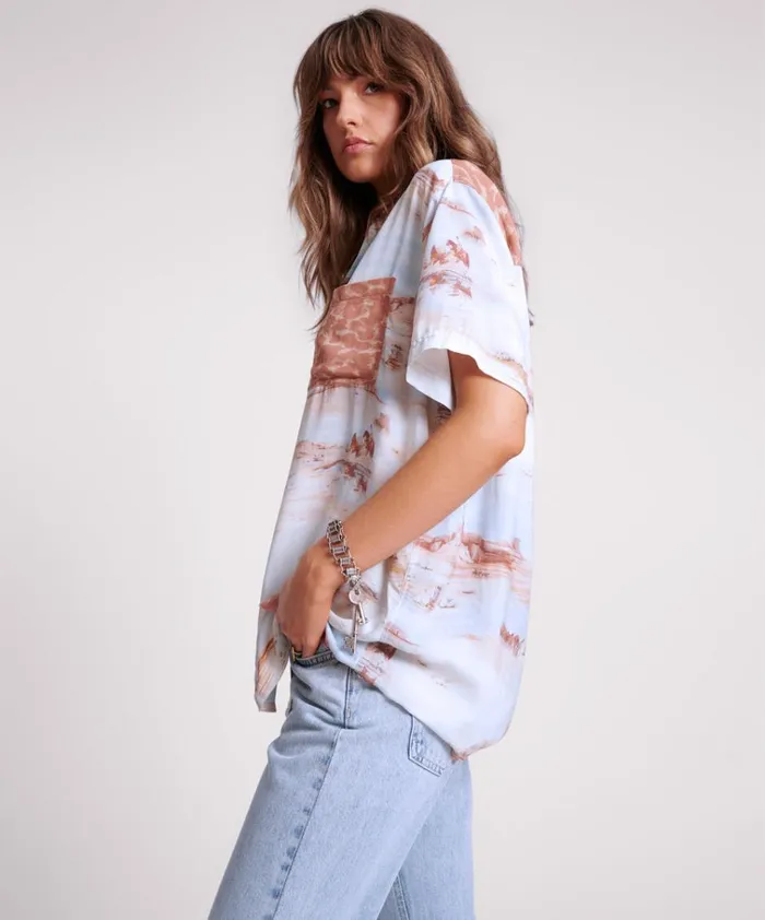 COWBOY DESERT RANCH SHIRT Women One Teaspoon Shirts COWBOY DESERT RANCH SHIRT Women One Teaspoon Shirts