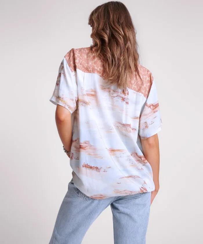 COWBOY DESERT RANCH SHIRT Women One Teaspoon Shirts COWBOY DESERT RANCH SHIRT Women One Teaspoon Shirts