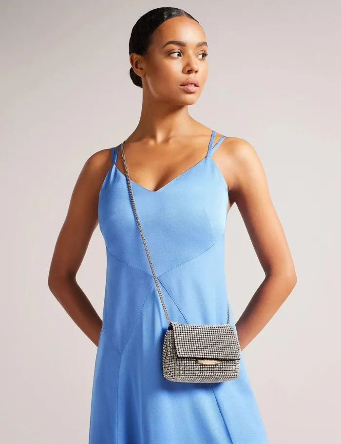 Cross Body Bags Women Ted Baker GLITERS Silver