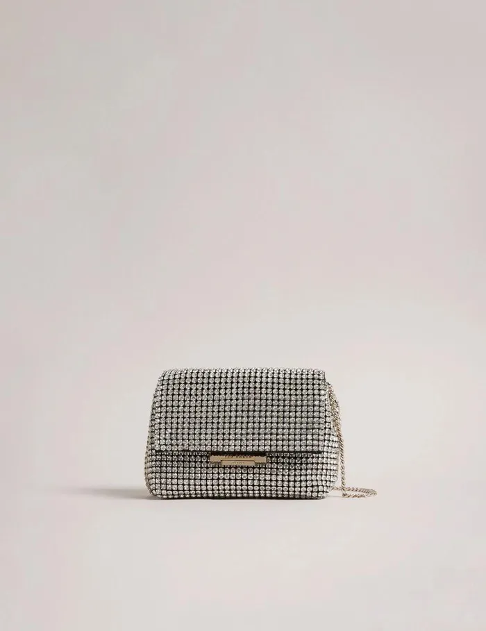 Cross Body Bags Women Ted Baker GLITERS Silver