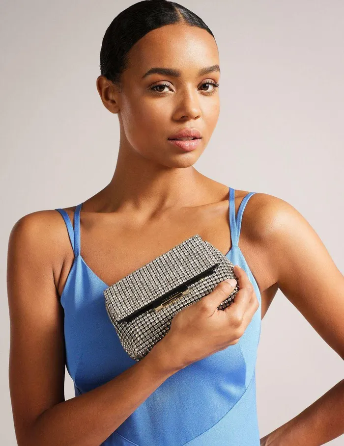 Cross Body Bags Women Ted Baker GLITERS Silver