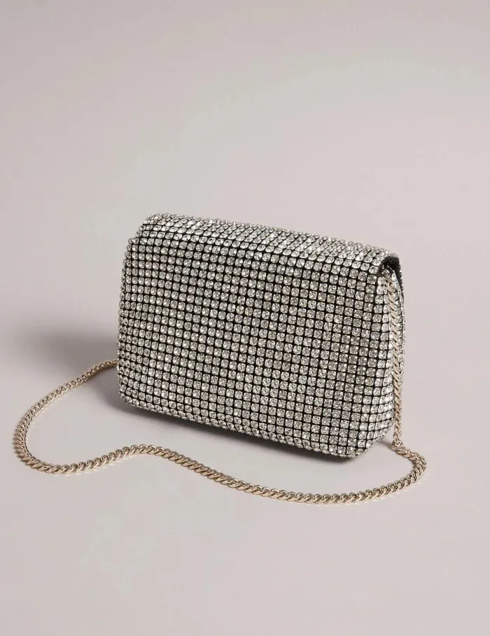 Cross Body Bags Women Ted Baker GLITERS Silver