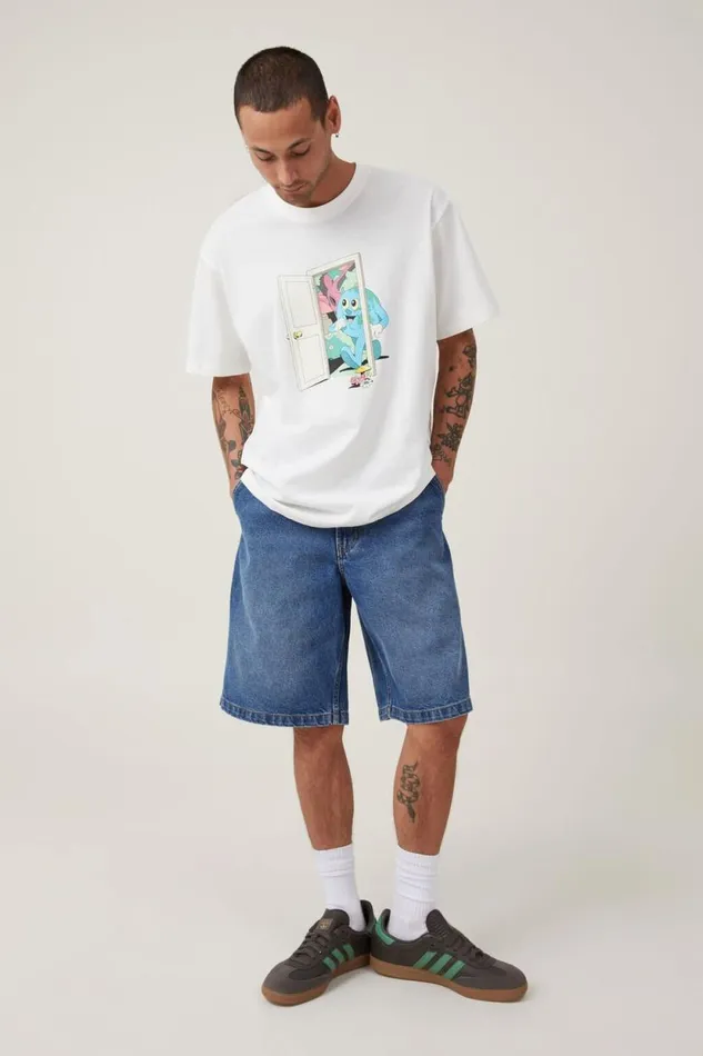 Dabsmyla Loose Fit TShirt Lcn Dab Vintage White World Peace Men Cotton On Tees and Tanks Dabsmyla Loose Fit TShirt Lcn Dab Vintage White World Peace Men Cotton On Tees and Tanks