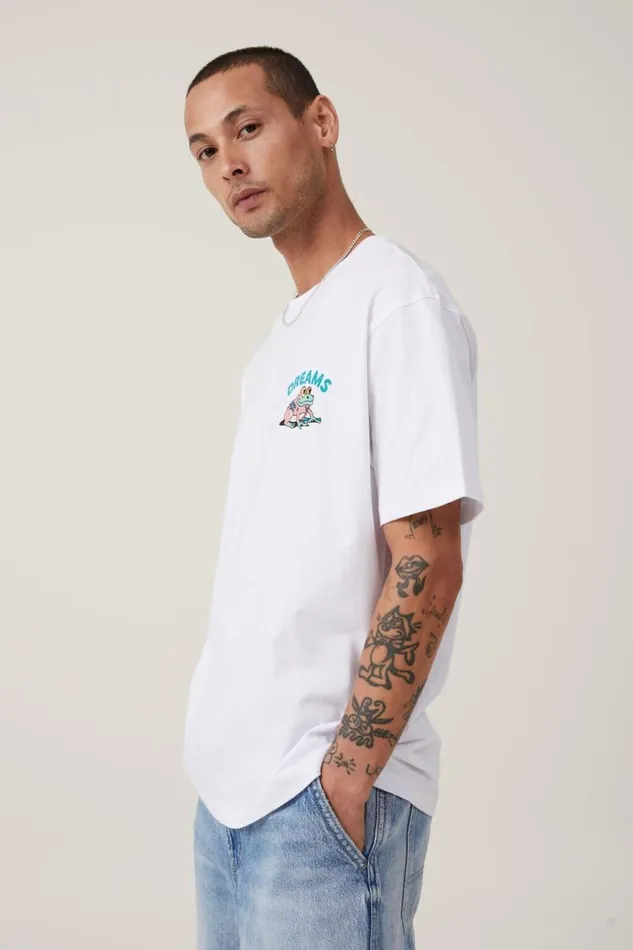 Dabsmyla Loose Fit TShirt Lcn Dab White Dreams Men Cotton On Tees and Tanks Dabsmyla Loose Fit TShirt Lcn Dab White Dreams Men Cotton On Tees and Tanks