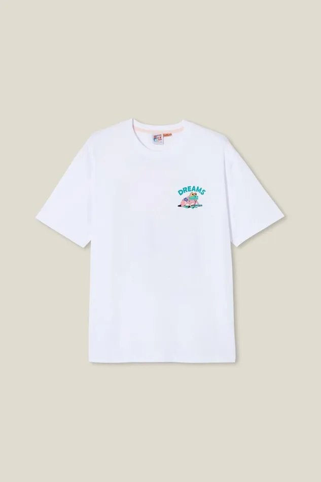 Dabsmyla Loose Fit TShirt Lcn Dab White Dreams Men Cotton On Tees and Tanks Dabsmyla Loose Fit TShirt Lcn Dab White Dreams Men Cotton On Tees and Tanks